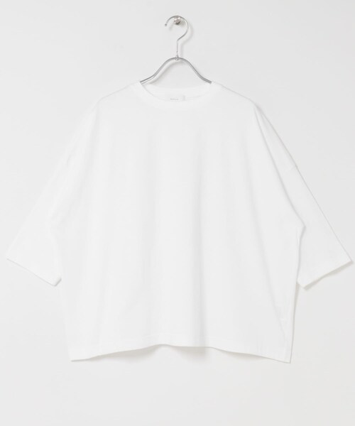 かぐれ（カグレ）の「ワイド6分袖プルオーバー（Tシャツ/カットソー・レディース・OFF/BROWN/BLACK・FREE）」の12枚目の写真