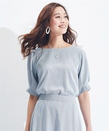 7days Life Styling | 【レディーススーツ】セットアップ対応ブラウス（上下別売・吸汗速乾ストレッチコードレーンシリーズ）<大きいサイズ有>(シャツ/ブラウス)