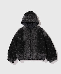 ADAM ET ROPE' | 【NOMA RHYTHM TEXTILE/ノーマリズム テキスタイル】DYG Reversible Sherpa Hoody(パーカー)