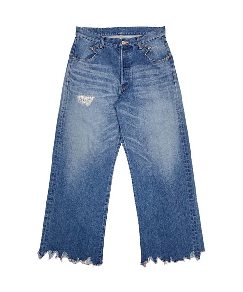 ADAM ET ROPE'（アダムエロペ）の「【RICE NINE TEN/ライス ナイン テン】 LOVELY JEANS（デニムパンツ・メンズ・ブラック系/ブルー系・1/3）」の4枚目の写真