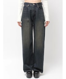 EMODA | SIDE PEARL LOOSE JEANS(デニムパンツ)