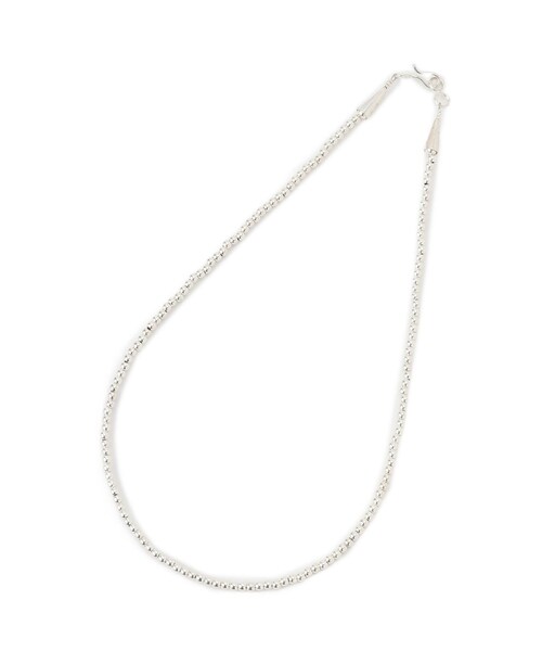 ADAM ET ROPE'（アダムエロペ）の「【J'aDoRe・店舗限定】【ERICKA NICOLAS BEGAY】ナバホパールネックレス3mm/45cm（ネックレス・レディース・シルバー・F）」の10枚目の写真