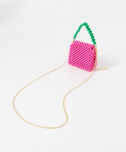 URBAN RESEARCH DOORS（アーバンリサーチドアーズ）の「TOOS　3WAY CHAIN BAG MINI（ショルダーバッグ・レディース・PINK・One）」の5枚目の写真