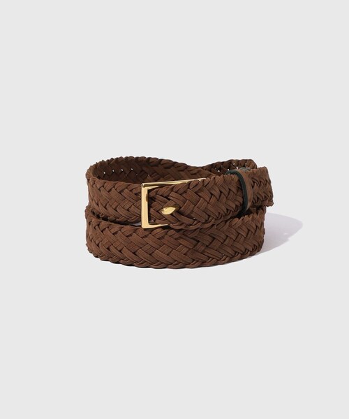 ADAM ET ROPE'（アダムエロペ）の「【HEUGN/ユーゲン】Nubuck Josh（ベルト・メンズ・ブラウン・F）」の2枚目の写真