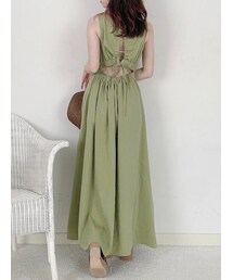 dazzlin | バックオープンナチュラルワンピース(ワンピース)