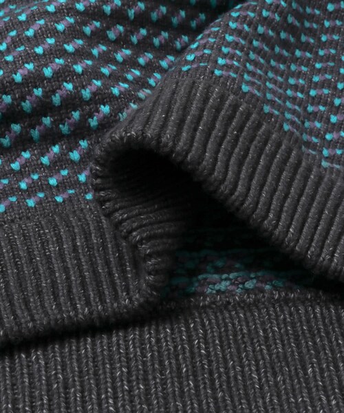 URBAN RESEARCH DOORS(アーバンリサーチドアーズ)の「L.L.Bean JAPAN EDITION Wayne Sweater Birds-Eye(ニット/セーター・メンズ・GRY/WHT/CHR/PLM・M/L/XL)」の12枚目の写真