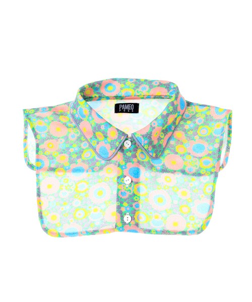 PAMEO POSE（パメオポーズ）の「＜WEB限定＞FALLING FLOWER COLLAR（付け襟・レディース・ブラック/ピンク/ミックス・F）」の3枚目の写真