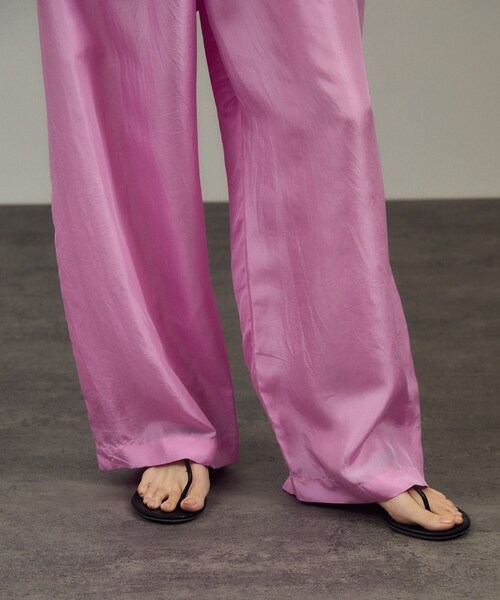 ADAM ET ROPE'（アダムエロペ）の「【WONDER FULL LIFE/ワンダーフルライフ】トラベラーズ2 オールインワン（つなぎ/オールインワン・レディース・ネイビー/ピンク・S）」の10枚目の写真