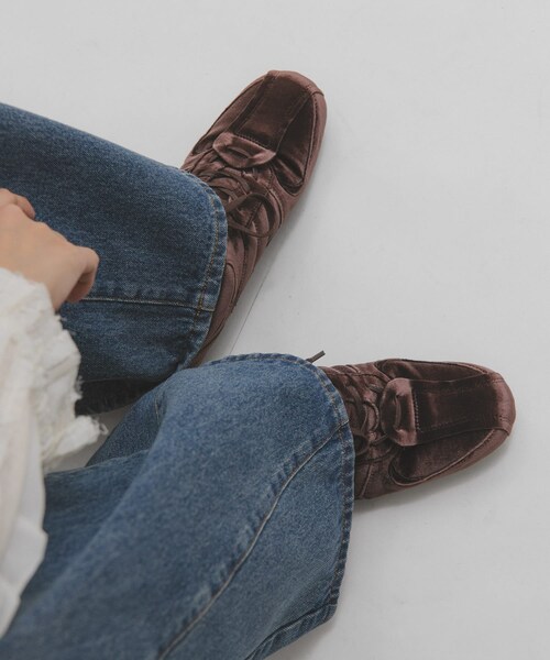 KBF（ケイビーエフ）の「ベロアスニーカー（スニーカー・レディース・BROWN/BLUE GRAY・37/38/39）」の16枚目の写真