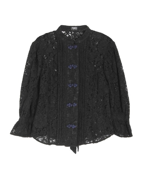 PAMEO POSE（パメオポーズ）の「Mandarin Lace Blouse（シャツ