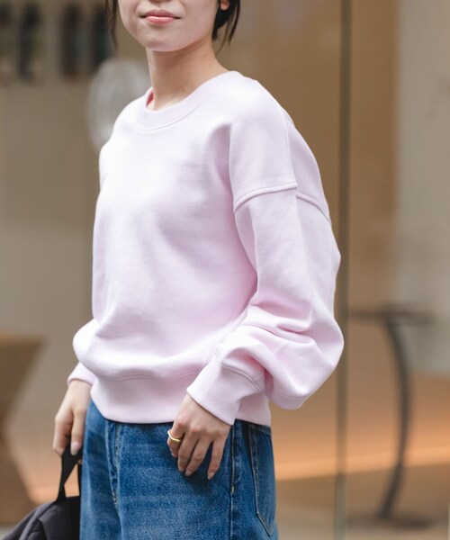 URBAN RESEARCH DOORS(アーバンリサーチドアーズ)の「FORK&SPOON コクーンスウェット(スウェット・レディース・NAVY/OATMEAL/PINK・1)」の22枚目の写真