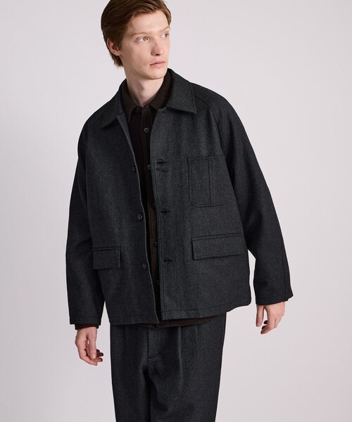 Saturdays NYC(サタデーズ ニューヨークシティ )の「Antoine Wool Chore Jacket(その他アウター・レディース・ブラック・L/M/S/XL)」の18枚目の写真