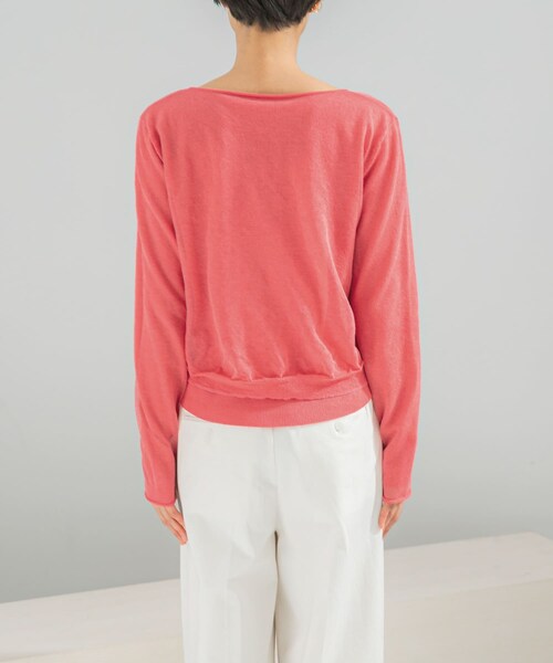 URBAN RESEARCH ROSSO（アーバンリサーチロッソ）の「シアーレイヤードニット（ニット/セーター・レディース・OFF WHITE/PINK・Free）」の13枚目の写真