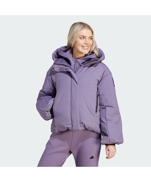 【新品】アディダス　ダウンジャケット　S　パープル adidas（アディダス）の「MYSHELTER COLD. RDY ジャケット（）」 - WEAR