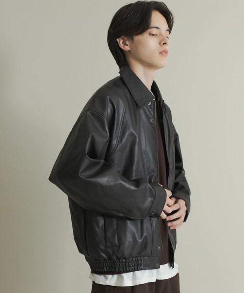 SENSE OF PLACE by URBAN RESEARCH(センスオブプレイスバイアーバンリサーチ)の「FLブルゾン(ブルゾン・メンズ・BLACK/BROWN・S/M/L)」の11枚目の写真