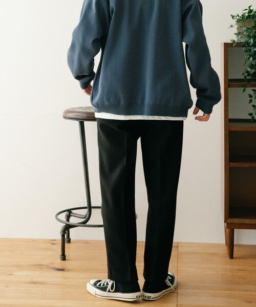 ITEMS URBANRESEARCH（アイテムズ アーバンリサーチ）の「ウールタッチ センタープレスパンツ（その他パンツ・メンズ・MOC/BLK/BRN・M/L）」の9枚目の写真