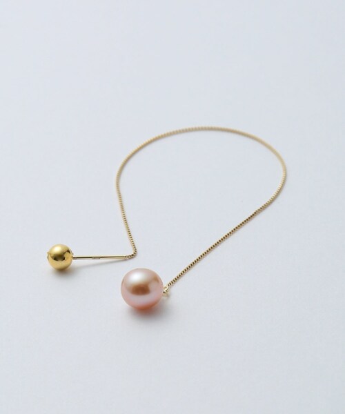 ROPE'(ロペ)の「R(ロペ アール)K10 ピンクパールアメリカンピアス(ピアス(両耳用)・レディース・ゴールド・F)」の11枚目の写真
