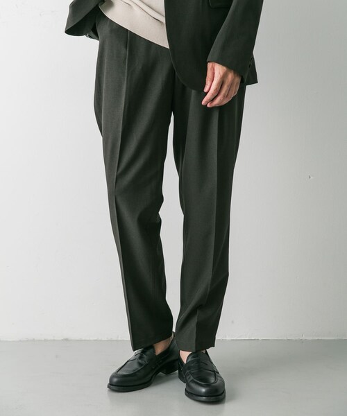 URBAN RESEARCH DOORS（アーバンリサーチドアーズ）の「『イージーケア/速乾』LIFE STYLE TAILOR　ウォッシャブルアクティブパンツ（スラックス・メンズ・GRAY/NAVY/KHAKI・S/M/L/XL）」の2枚目の写真
