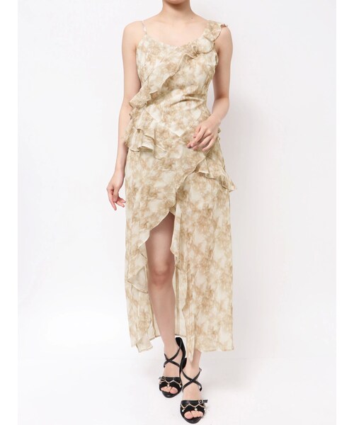 EATME（イートミー）の「ラッフルアシンメトリータイダイプリント