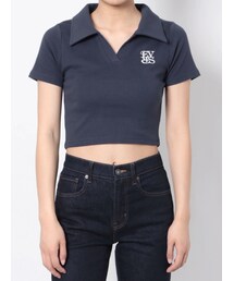 EVRIS | シャツショートトップス(Tシャツ/カットソー)