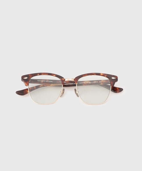 ADAM ET ROPE'（アダムエロペ）の「【NOCHINO OPTICAL/ノチノオプティカル】YUGEN（メガネ・メンズ・ブラック/ダークブラウン・F）」の2枚目の写真