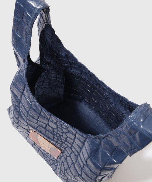 ADAM ET ROPE'(アダムエロペ)の「【HOLO MARKET/ホロマーケット】UMASETEYO Tote Bag(トートバッグ・メンズ・キナリ/ネイビー/オレンジ・F)」の10枚目の写真
