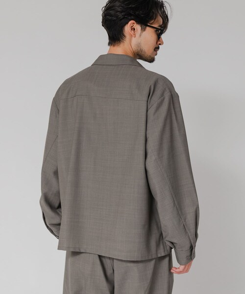 URBAN RESEARCH（アーバンリサーチ）の「WASHABLE WOOL SPORTS JACKET（ブルゾン・メンズ・NAVY/BLACK/CHARCOAL・M/L）」の16枚目の写真