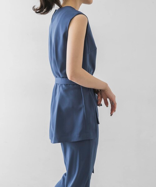 URBAN RESEARCH(アーバンリサーチ)の「LA MAISON ベルト付きセットアップ(セットアップ・レディース・BLUE/BROWN・S/M)」の15枚目の写真