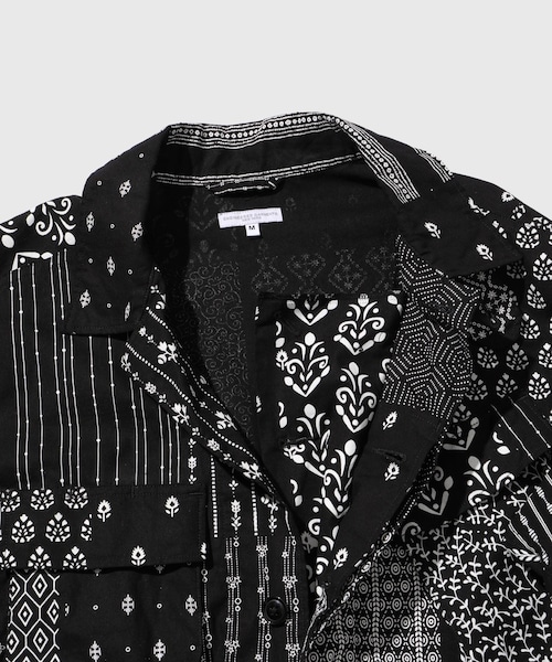 ADAM ET ROPE'(アダムエロペ)の「【ENGINEERED GARMENTS for WILD LIFE TAILOR】EX BDU Jacket - Cotton Patchwork Print(その他アウター・メンズ・ブラック・L/M/S/XS)」の11枚目の写真