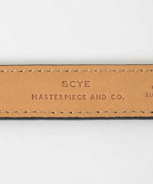 URBAN RESEARCH（アーバンリサーチ）の「Scye　Press Croco Dress Belt（ベルト・メンズ・ダークブラウン/クロ・M）」の7枚目の写真