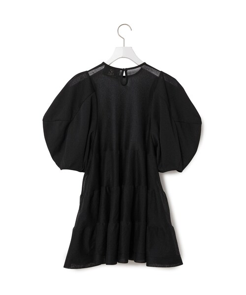 ADAM ET ROPE'（アダムエロペ）の「【Comfort embracement】別注 チュニック（シャツ/ブラウス・レディース・ブラック/ホワイト・F）」の9枚目の写真