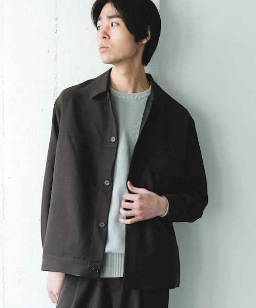 URBAN RESEARCH DOORS（アーバンリサーチドアーズ）の「セオアルファトラッカージャケット（テーラードジャケット・メンズ・BROWN/NAVY・M/L）」の16枚目の写真