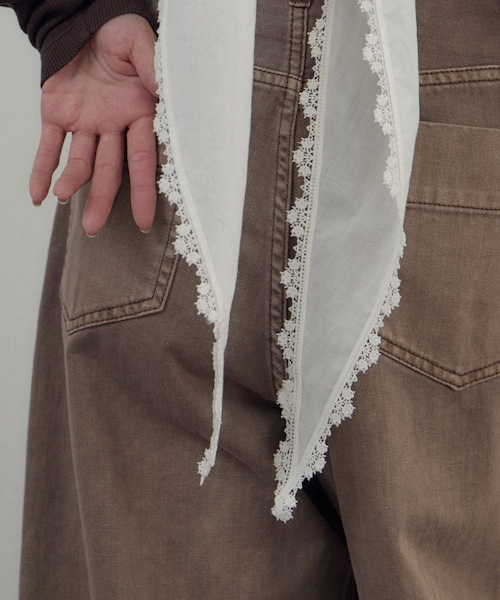 ADAM ET ROPE'（アダムエロペ）の「クロスレースマルチキャミソール（キャミソール・レディース・ブラック/オフホワイト・F）」の15枚目の写真