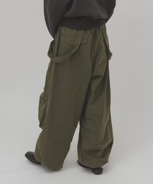 KBF（ケイビーエフ）の「2WAYワイドカーゴパンツ（その他パンツ・レディース・BROWN/IVORY/KHAKI・one）」の4枚目の写真