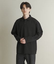 SENSE OF PLACE by URBAN RESEARCH（センスオブプレイスバイアーバンリサーチ）の「カノコルーズロングスリーブポロシャツ（ポロシャツ・メンズ）」