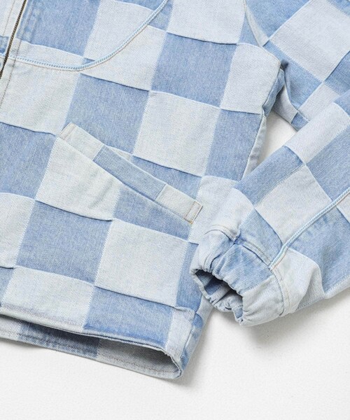 URBAN RESEARCH(アーバンリサーチ)の「RANDY CLIMBS AND DIPS(デニムジャケット・メンズ・CHECKDENIM・1)」の4枚目の写真