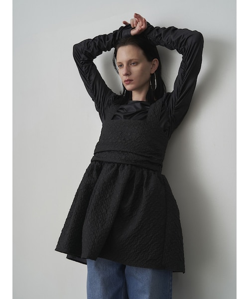 トップス ELENDEEK SHIRRING CREW NECK CS ELENDEEK（エレンディーク）の「SHIRRING CREW NECK CS（Tシャツ