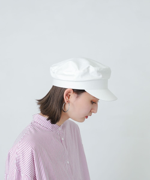 SENSE OF PLACE by URBAN RESEARCH(センスオブプレイスバイアーバンリサーチ)の「コンパクトキャスケット(キャスケット・レディース・OFF WHITE/BLACK/L.BROWN・one/One)」の1枚目の写真