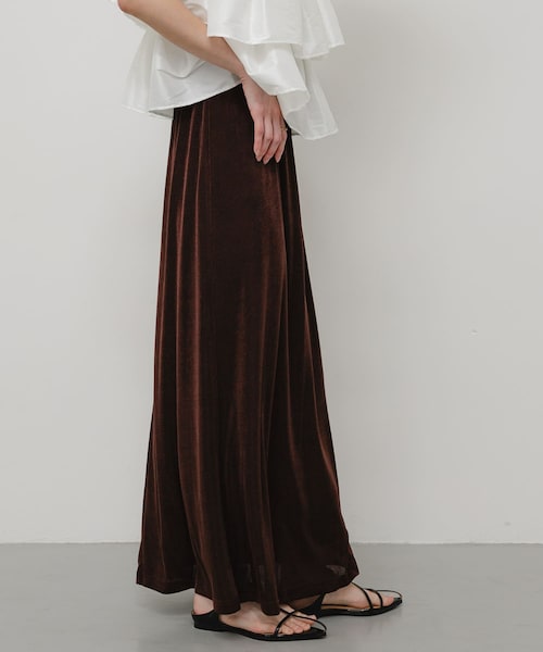 SENSE OF PLACE by URBAN RESEARCH(センスオブプレイスバイアーバンリサーチ)の「シャイニーイージーナロースカート(スカート・レディース・BROWN/BLACK/BEIGE・S/M)」の17枚目の写真
