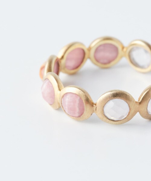 URBAN RESEARCH（アーバンリサーチ）の「ラウンドストーンエタニティリング（リング・レディース・レモン×スモーキー/シーブル×クリソ/ローズ×インカ/グレー×ターコ/ラブラドライト/ルチルクォーツ・11/13）」の22枚目の写真