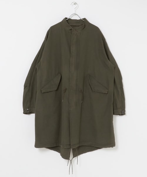 URBAN RESEARCH(アーバンリサーチ)の「A PRESSE Vintage Washed Wool M-65 Field Parka(ミリタリージャケット・メンズ・OLIVE・2/3)」の1枚目の写真