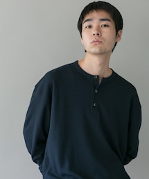 URBAN RESEARCH DOORS | DRYMIXワッフル ドロスト ロングスリーブ Tシャツ(Tシャツ/カットソー)