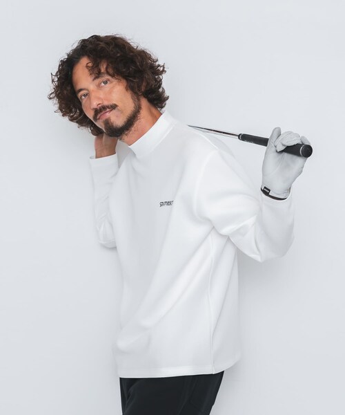 URBAN RESEARCH Sonny Label（アーバンリサーチサニーレーベル）の「OOPS×RYUAMBE 　モックネックロングTシャツ（Tシャツ/カットソー・メンズ・OFF/BLACK/GREEN・M/L/XL）」の7枚目の写真