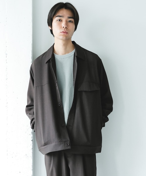 URBAN RESEARCH DOORS（アーバンリサーチドアーズ）の「セオアルファトラッカージャケット（テーラードジャケット・メンズ・BROWN/NAVY・M/L）」の9枚目の写真