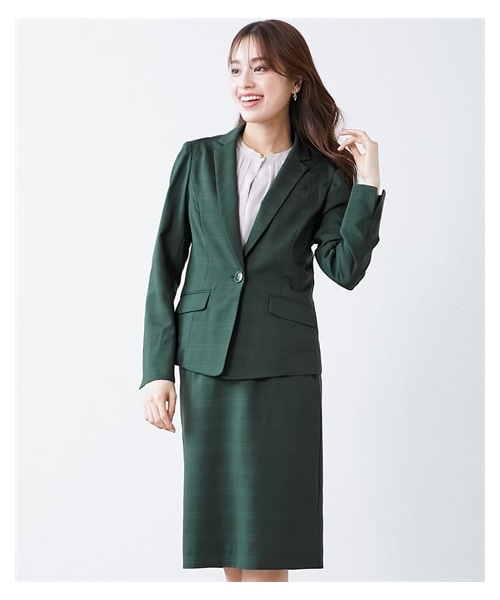 nissen（ニッセン）の「【レディーススーツ】うすカルストレッチタイト  