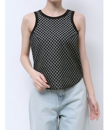 Ungrid | チェックジャカードタンクトップ(タンクトップ)