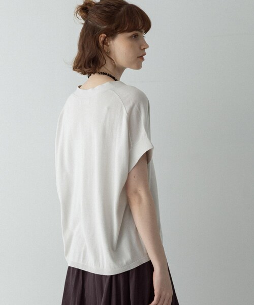 URBAN RESEARCH Sonny Label（アーバンリサーチサニーレーベル）の「クールミストフレンチニットカーディガン（カーディガン/ボレロ・レディース・ブラック/L.グレー/モカグレー・Free）」の16枚目の写真