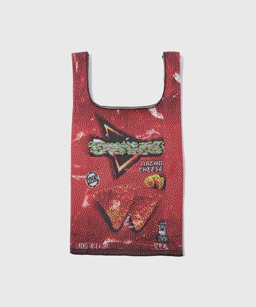 ADAM ET ROPE'(アダムエロペ)の「【TOLQ/トルク】Knit Snack Package Bag(トートバッグ・メンズ・イエロー/レッド・F)」の3枚目の写真