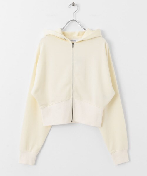 URBAN RESEARCH Sonny Label（アーバンリサーチサニーレーベル）の「SLAB　Short Zip Parka（パーカー・レディース・オフ/オートミール/杢グレー・FREE）」の11枚目の写真