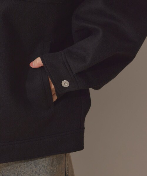 NERGY（ナージー）の「【防風＆透湿】ウールレイヤージャケット（その他アウター・レディース・ブラック/ベージュ・F）」の22枚目の写真